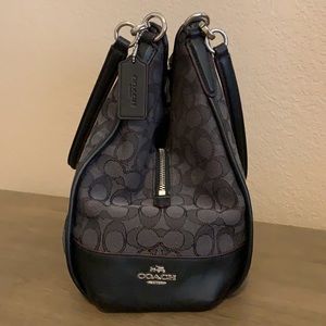 Coach Classic Black and Grey Handbag